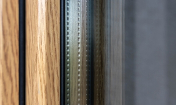 Warm edge spacers close up window