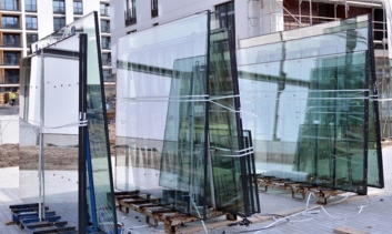 Protective pads on big windows