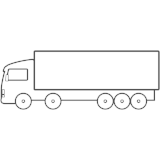Icon depicting an tractor-trailer. Versatile and durable FL 1002 has many bonding uses in transportation applications. 
