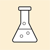 Icon depicting a chemical inside of a lab flask. Avery Dennison FT 1149 X 12 PT transfer tape has excellent chemical resistance.